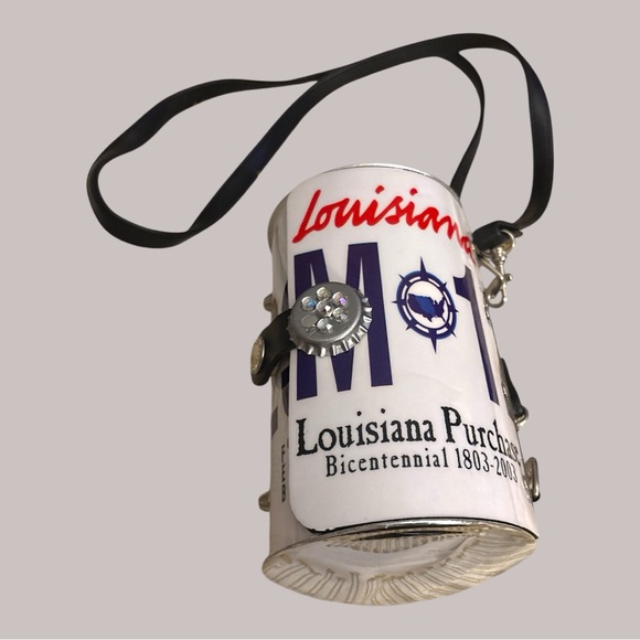 Louisiana Purchase Bicentennial Can Purse - Picture 1 of 3